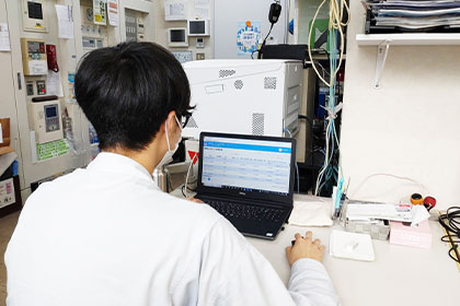 点検結果はデータビューアーでリアルタイムに確認