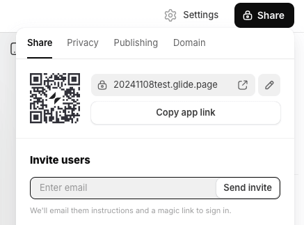 Your app is published