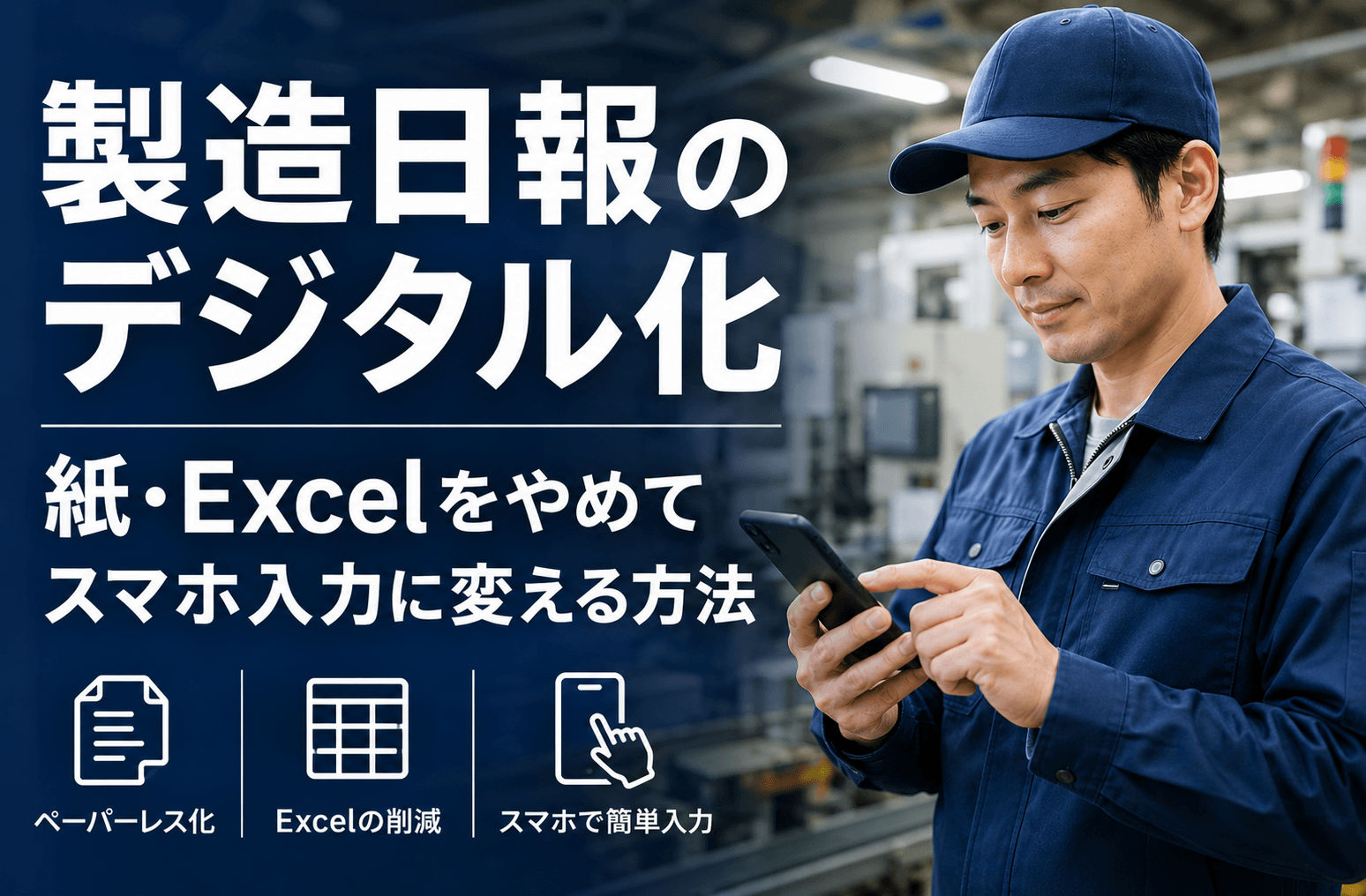 製造日報 デジタル化 ノーコード