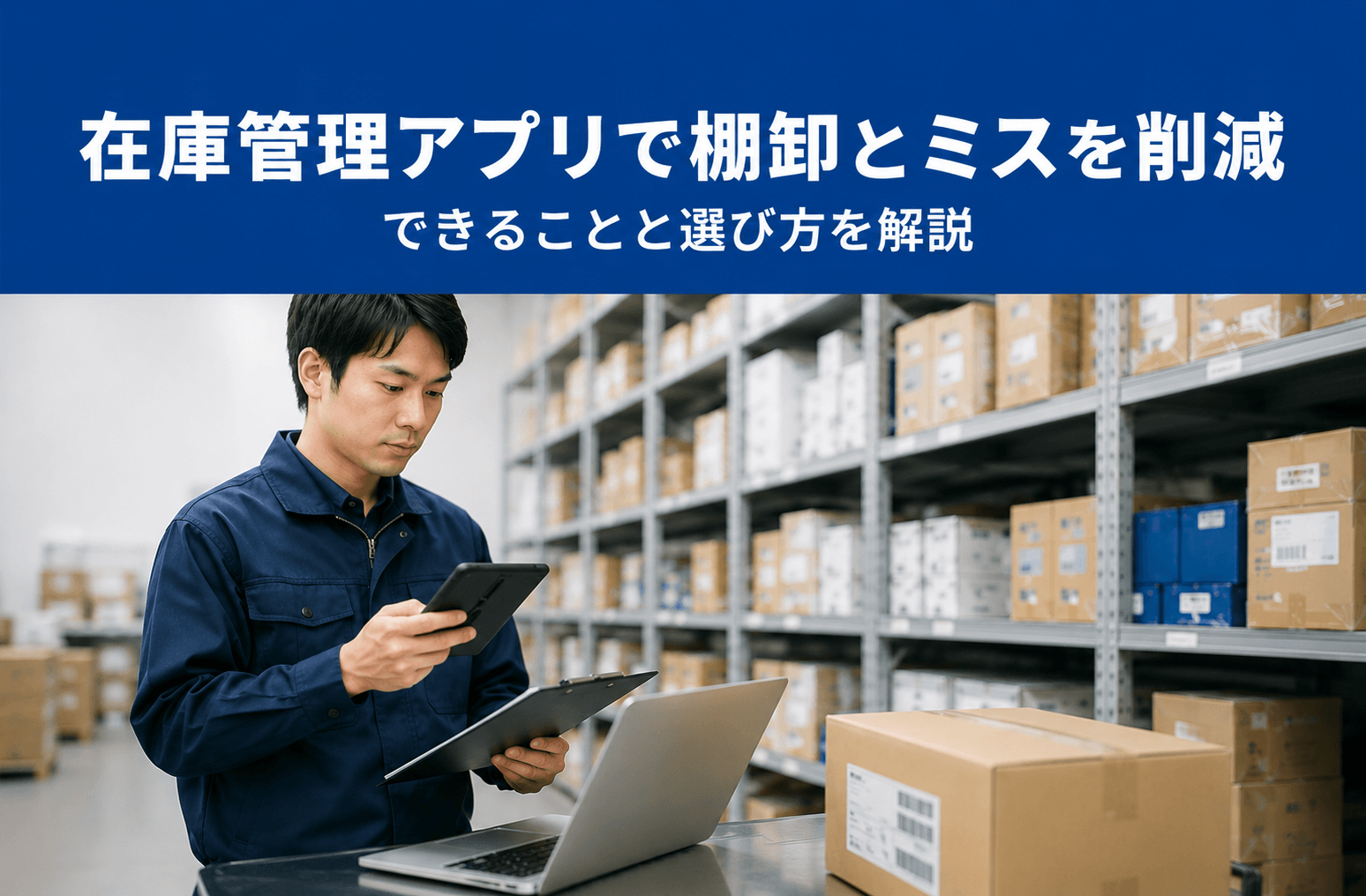 在庫管理アプリ 棚卸 ノーコード