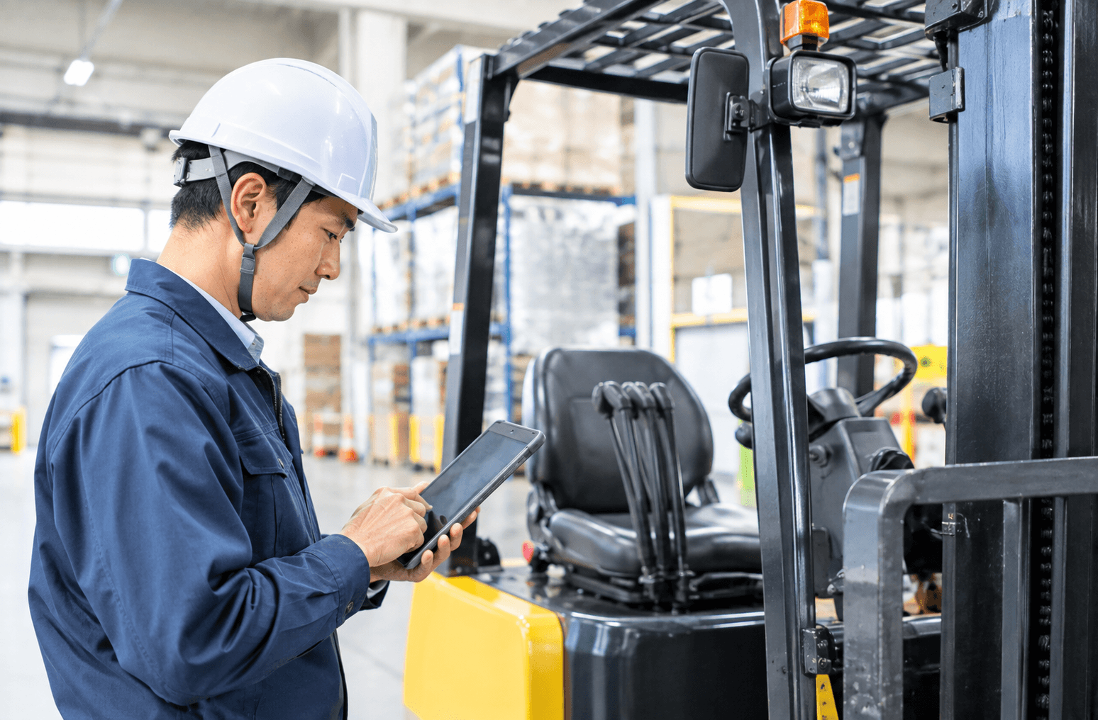 荷役機械 点検 フォークリフト 始業点検 記録