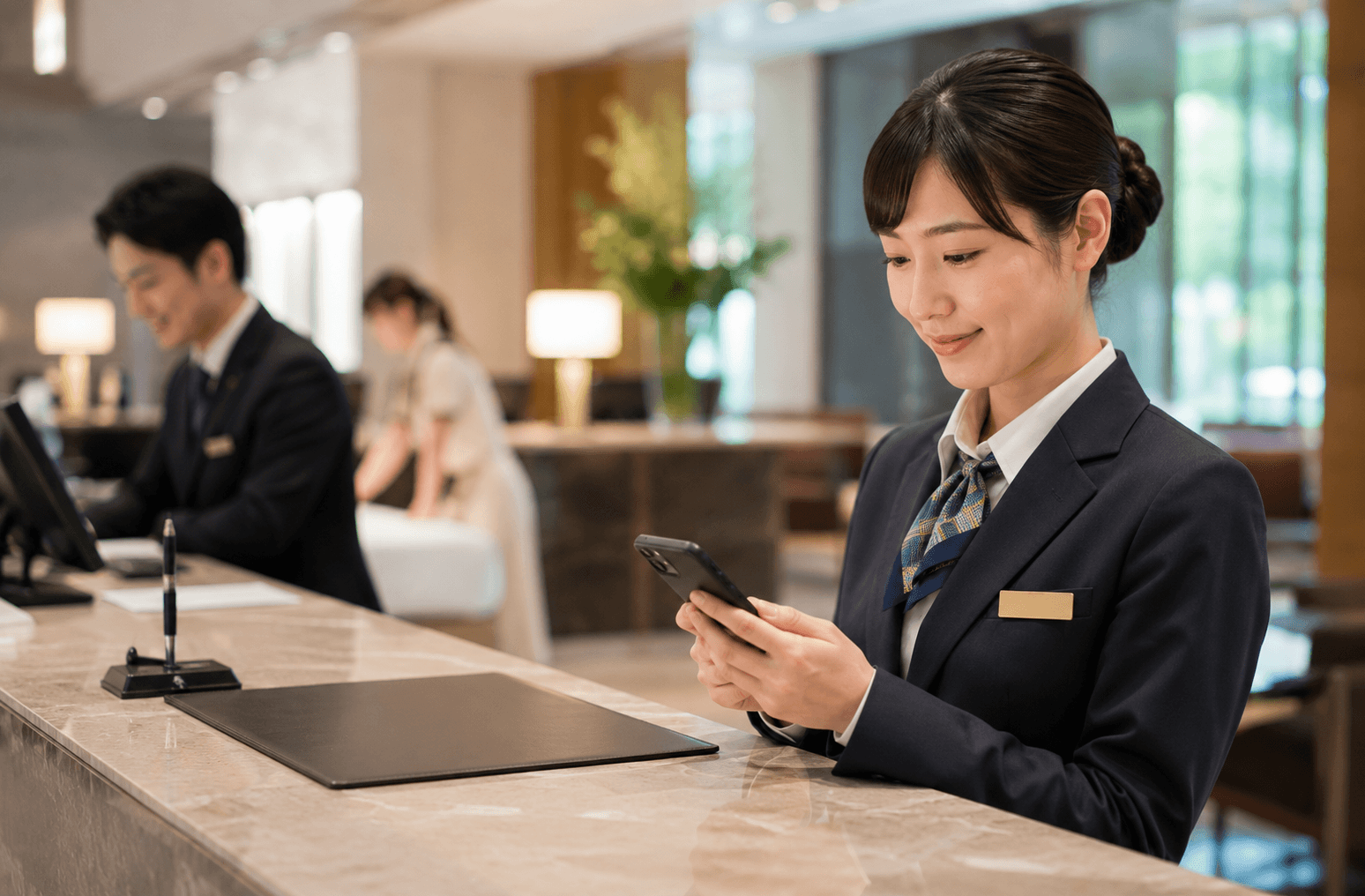ホテル業務アプリ フロント日報 客室清掃点検 スマホ